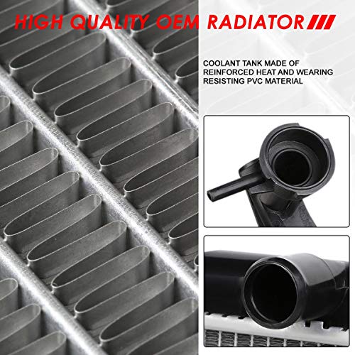 Image of Auto Dynasty 2896 Radiator for 2006-2012 Dodge Attitude Accent 1.4L 1.6L AT | Factory Style 1-Row Cooling Radiator, Aluminum Core, DPI 2896