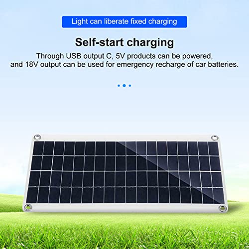 Panneau solaire flexible 20W facile à installer avec protection voltage et double USB - 4