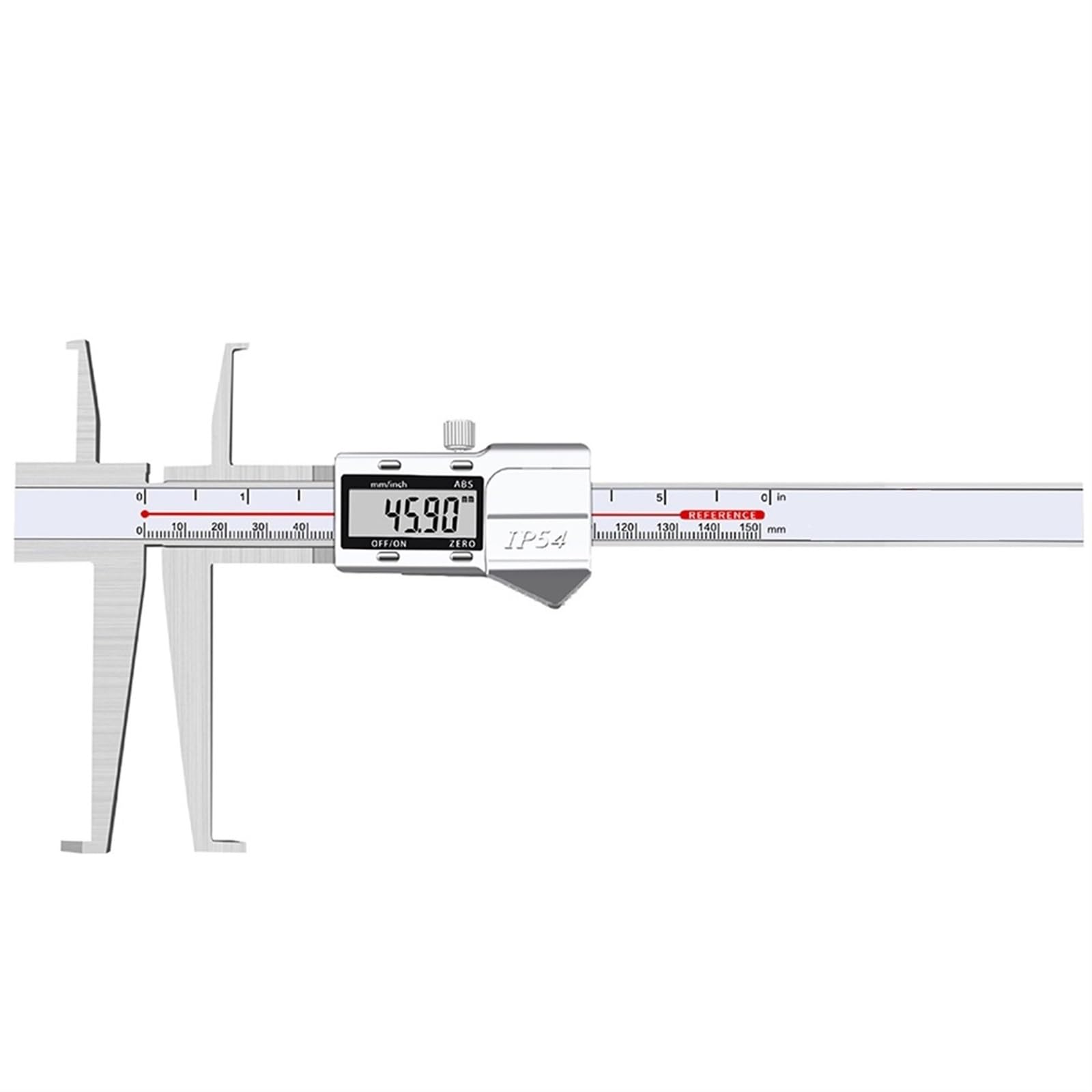 Calibro in Acciaio Inossidabile con Doppia Scanalatura Interna Display Digitale Calibro Strumenti di Misurazione Ad Alta Precisione Strumenti di Misurazione Non Standard(9-200mm)