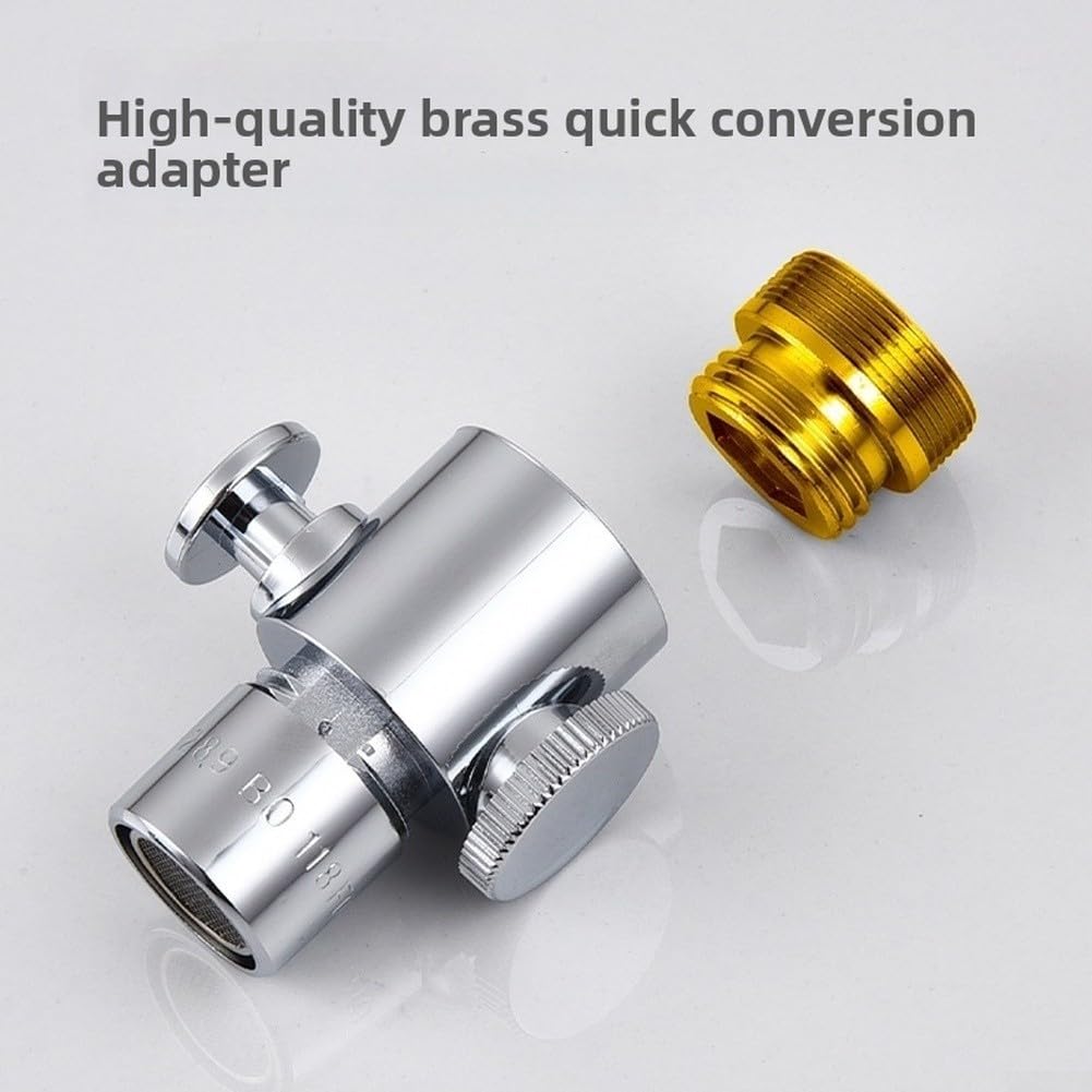 Llave de Escuadra G1/2 para latón Macizo Válvula de Cierre Agua Fría Caliente para Lavabo Cocina Baño 20.5mm(faucet)