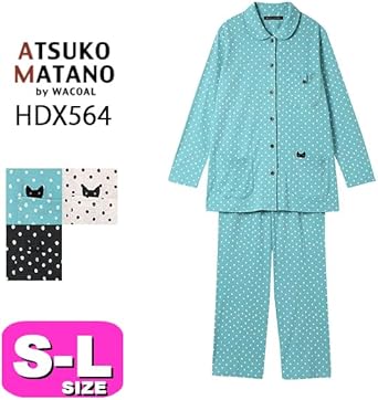 Wacoal★マタノアツコ★ルームウェア★あったか素材★L★新品★ロング丈 Amazon | [ワコール] マタノアツコ ATSUKO MATANO HDX564 パジャマ