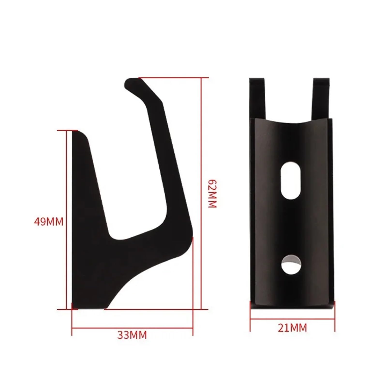 Gancio For Monopattino Elettrico, Adatto For Ninebot, MAX G30, For Xiaomi, M365 For Gadget Con Artiglio gancio per palo monopattino elettrico(Red)