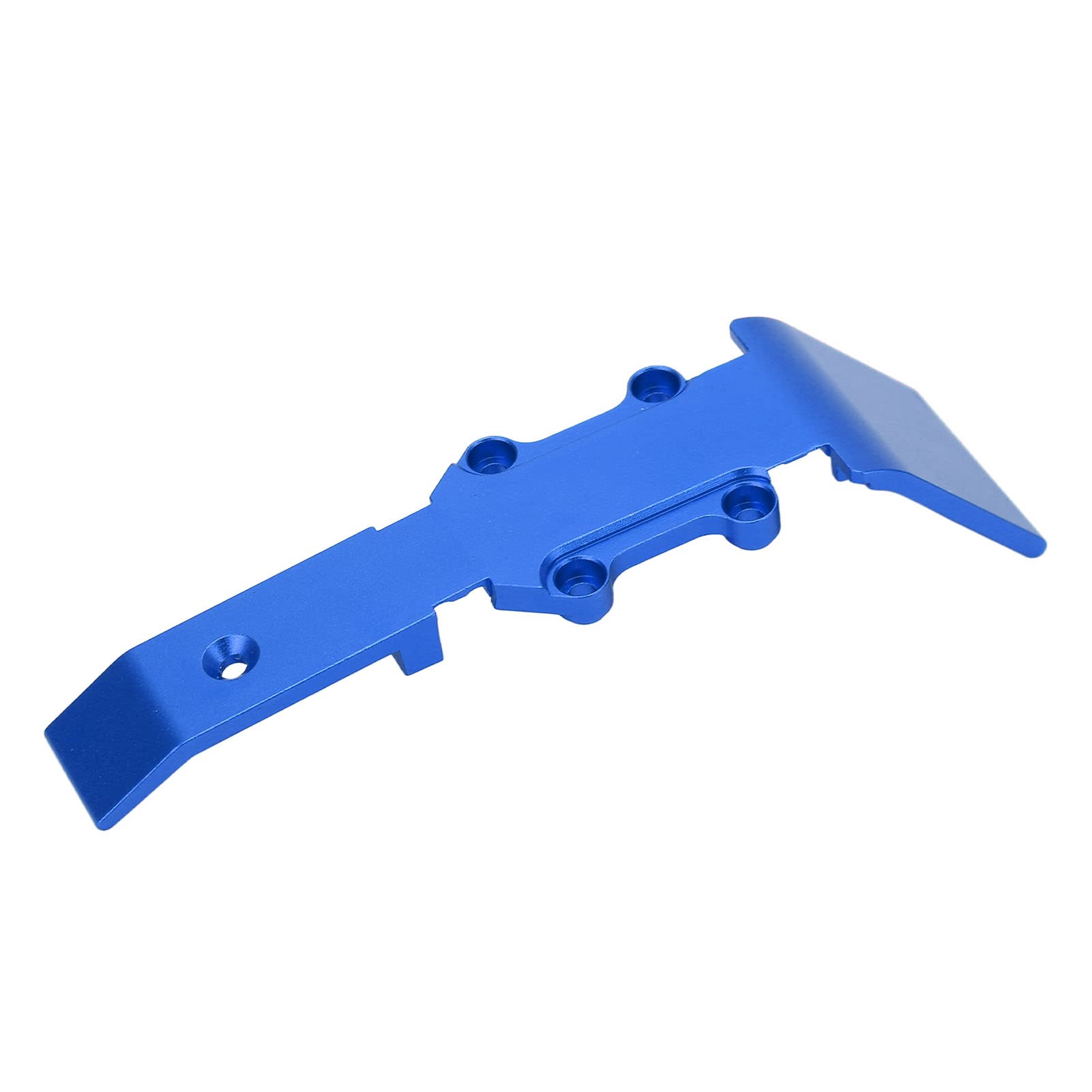 SPYMINNPOO RC Skid Plate, 1/16 Front Skid Plate Aluminum Alloy Portable Lightweight RC Front Skid Plate for E VXL (Blue)