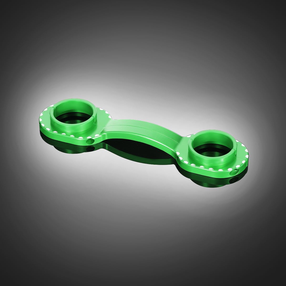 KLR650 Front Suspension Stabilizer Compatible with KLR650 2008-2024, CNC-machined, Fork Brace Fork Stabilizer (Green) Aluminum