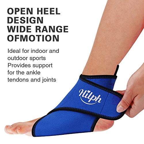 Image of Foot /Ankle Ice Pack, Reusable Hot Cold Ice Pack Wrap for Ankle, Elbow and Foot's Plantar Fasciitis, Achilles Tendon Injuries, Sprained Ankle, Swelling, Arthritis, Heel Spur, Post Surgery, Burs-B