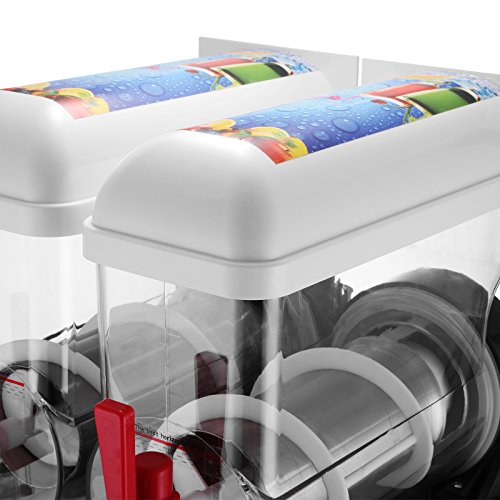 BuoQua Kommerziell Slusheis Maschine 15 L x 2, Slush Eismaschine 400 W, Slusheis Eismaschine -2 ℃ ~ -3 ℃, 41 kg Slushie… – Bild 8