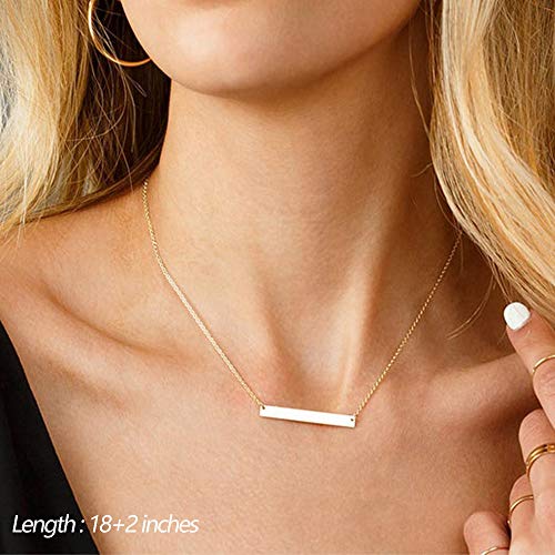 Turandoss 4 Layer Long Necklace for Women, 14K Gold Plated Fashion Jewelry by Turandoss - Used condition - Image 4