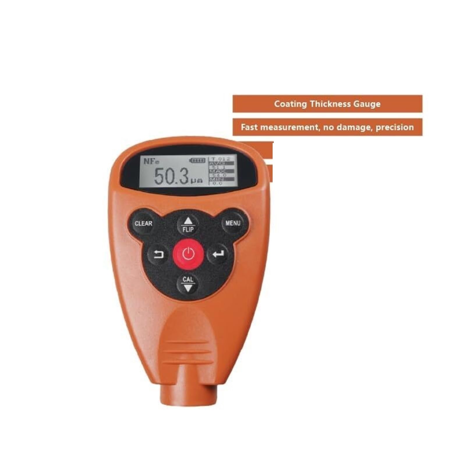 Miernik grubości WH82 Miernik Grubości Powłoki Magnetycznej I Wiroprądowej 0-1500 Μm Z Bluetooth Do Testów Przemysłowych Kontrola Na Miejscu
