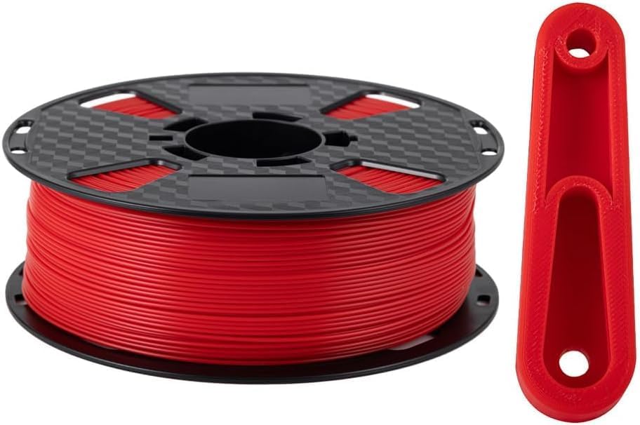 ABS Pro Filament Red 1.75 mm 1KG 3D Printer Filament Spool Lower Warpage Better Adhesion ABS Red Filament (CC 3D)