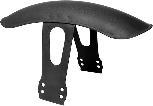 For CG125 Motorcycle Front Fender Mudguard Mud Guard Motorbike Cover Rear Motorcycle Mudguard(Black)