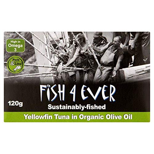 Fish 4 Ever | Yellowfin Tuna In Organic Olive Oil | 1 X 120G