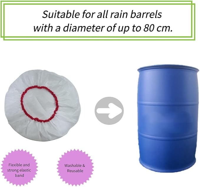 Mesh covers are an essential accessory for rain barrels as they help to prolong the life of the barrel by reducing the risk of clogs and damage caused by debris buildup. The covers are easy to install and remove, making it convenient to access the collected rainwater for various outdoor uses such as watering plants, washing vehicles, or cleaning outdoor surfaces. Purchasing a pack of two mesh covers ensures that you have a backup in case one needs replacing or cleaning.