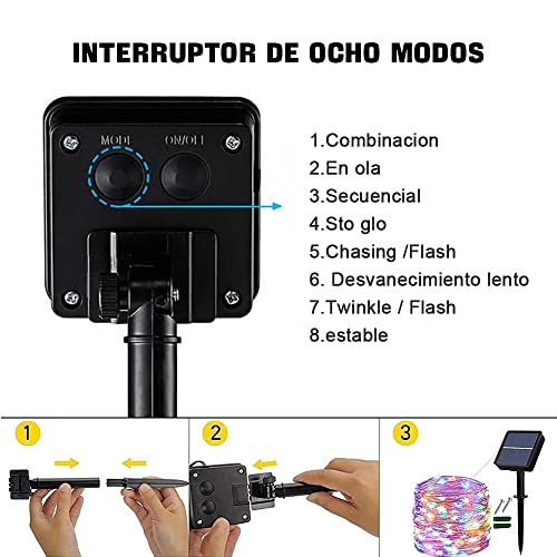 Encuentra reviews de Series de luces navideñas solares los más solicitados. 18 Imagen adicional