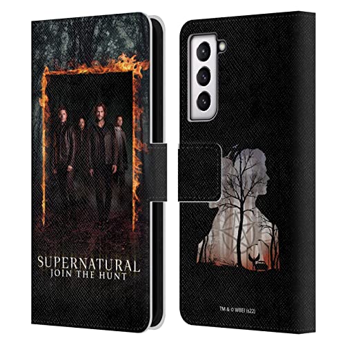 Étui Supernatural Samsung S21 5G Head Case Designs en cuir