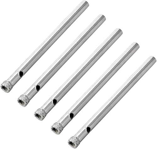 uxcell Brocas de diamante de 0.157 in, sierras de agujero para azulejos de vidrio, porcelana, mármol, botellas de cerámica, ollas de ladrillo,