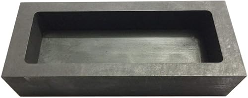 Miniatura 3 de OTOOLWORLD Molde de lingote de grafito de oro y plata para fundir refinación de fundición (4.4 lbs)