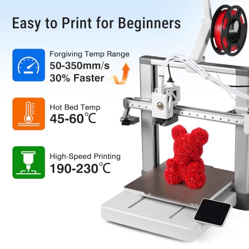 Image of Dynta 10 Colors 250g PLA 3D Printer Filament for Beginners, 1.75mm /±0.02mm
