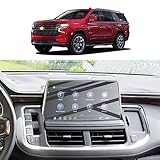 Screen Protector Foils for 2021 Tahoe Suburban Infotainment 3 Plus System 10.2In Navigation Display Tempered Glass 9H Hardness HD Clear LCD GPS Touch Screen Protective Film