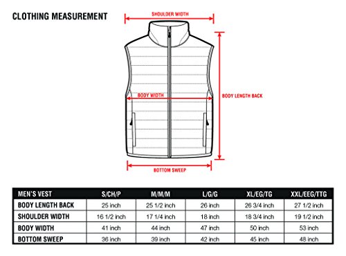 Xposurzone Men Packable Lightweight Down Vest Outdoor Puffer Vest Black Medium #TOP6