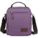 mygreen Unisex Casual Retro Small Messenger Bag Shoulder Crossbody Bags Purse Purple