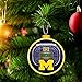 NCAA Michigan Wolverines 3D Stadium View Ornament, Team Colors, Large