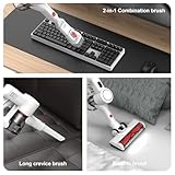 Syntecno Cordless Vacuum Cleaner Stick Vacuums - Electric Brooms Powerful Lightweight Vaccum Cleaners Upright Handheld Rechargeable Lithium-Ion Battery Wireless for Home Hardwood Floor Carpets Car - Image 5