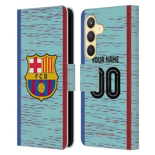 Housse Samsung S24 FC Barcelone Troisième Kit Étui Portefeuille pour Supporter