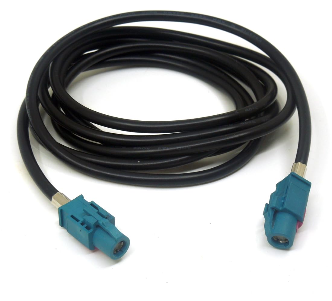 colorparts2016 Vehicle FAKRA Z HSD LVDS Female 80cm Shielded Dacar 535 4-Core Cable Compatible with BMW Benz