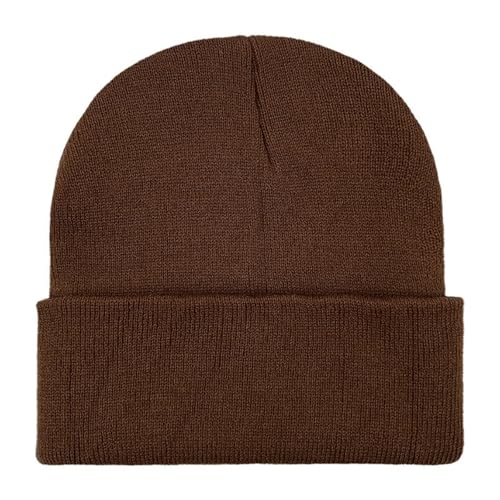 Generisch Gorro unisex de invierno de punto suave y cálido para hombre y mujer, G, Talla única