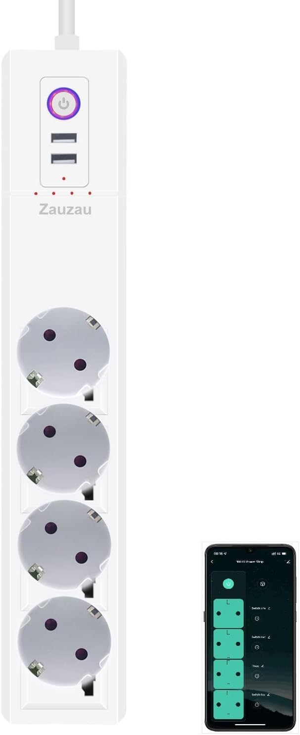 ZigBee Tira de protección inteligente contra sobretension...