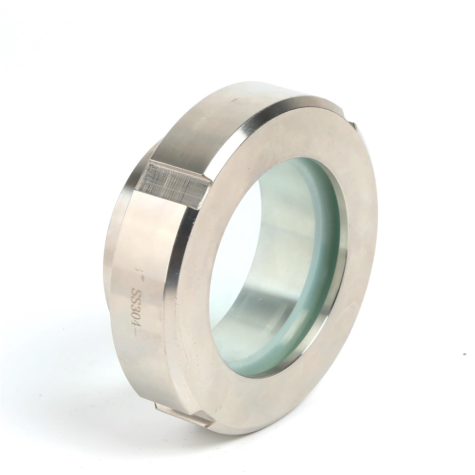 Sanitär-Schauglas SS304 Tank-Sichtglas 25MM-108MM Edelstahl SS304 Schauglas Schweißende Schauglas(OD108mm 1580g)