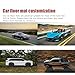 Custom Personalized Floor Mats for Cars，Luxury Full Coverage All Weather Car Floor Mats，Anti-Slip Leather Car Mat Set ，Custom Floor Mats for 99% of Cars, Trucks & SUVs (Light Brown)