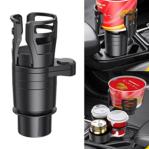 MOYANG 4 en 1 Copa del sostenedor del Coche expansor Adaptador 360 Ajustable Giratorio Soporte Cover