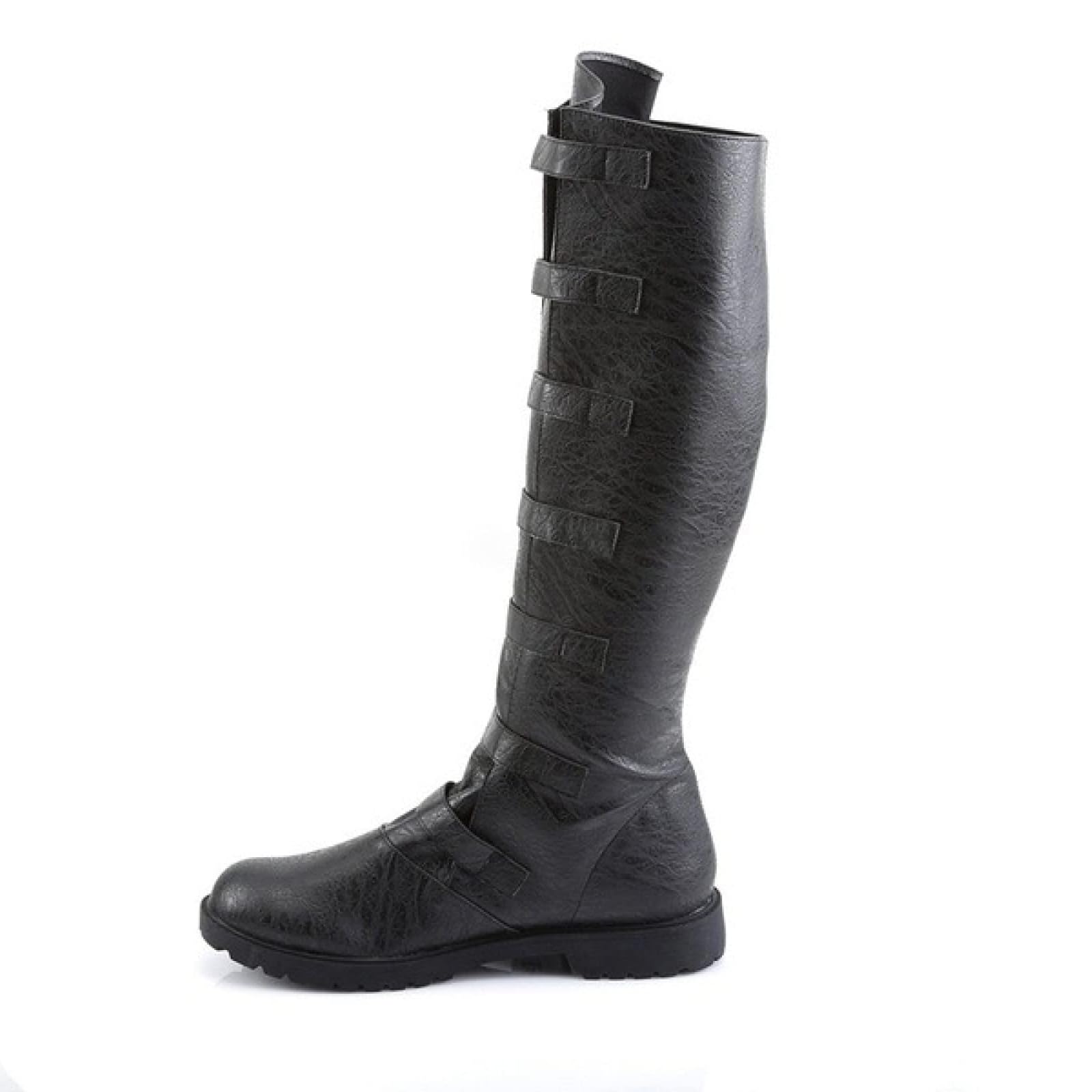 Stivali Equitazione Con Punta Tonda (38-48), Stivali Steampunk, Fibbia Per Cintura, Antiscivolo/Impermeabile, Fatto A Mano/Tacco Basso (1-3 Cm), Per Primavera/Inverno/Unisex,42,Brown
