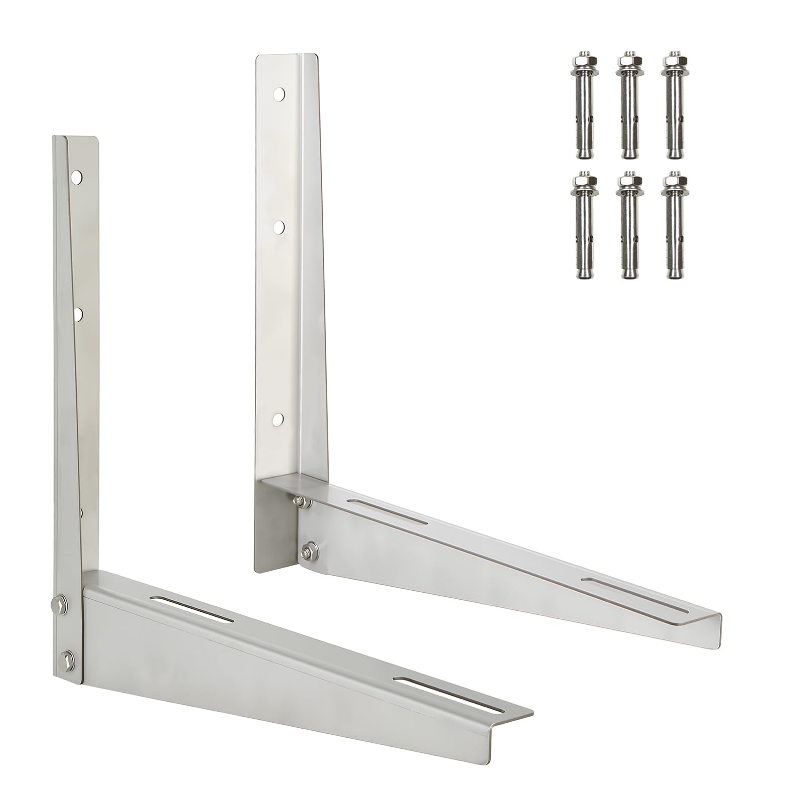 Soporte de pared dividido de acero inoxidable para 9000-36000 BTU