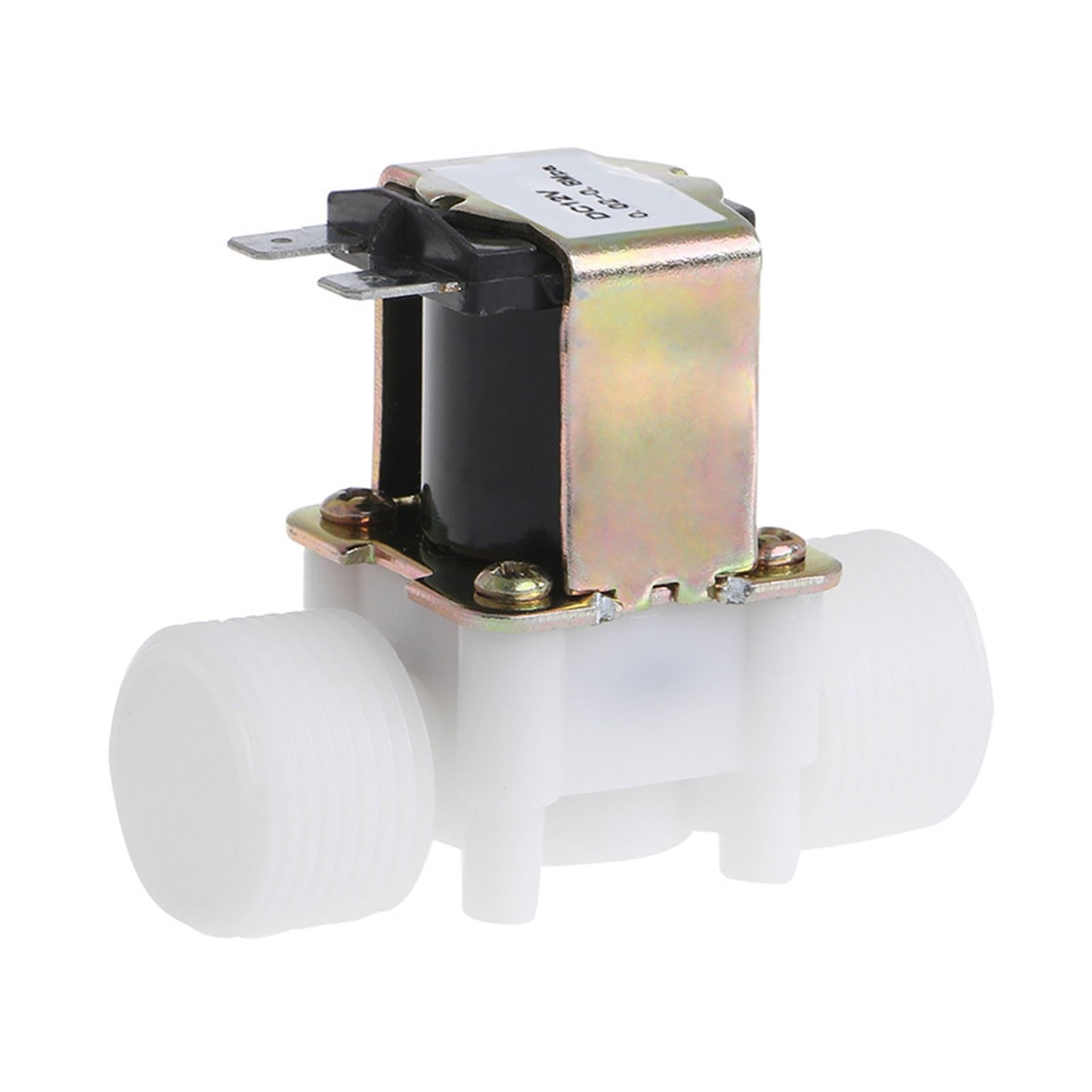 Válvula solenoide de agua 12V PP N/C de 3/4 para lavadora