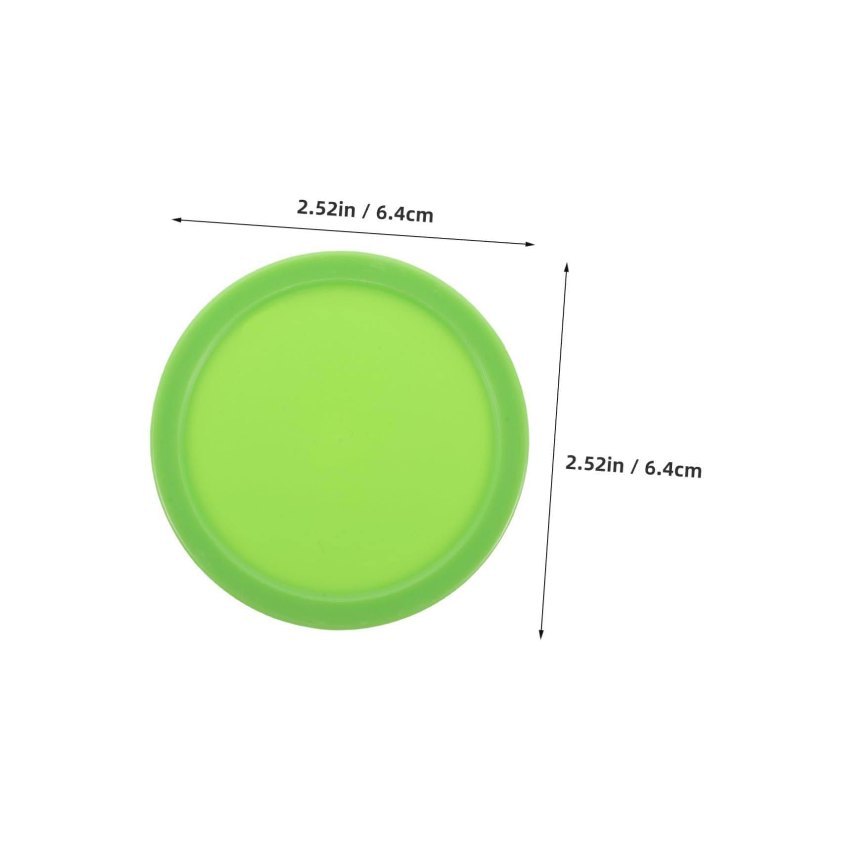 GOOHOCHY 64mm Air Hockey Table 12 Pack Heavy Weighted Hockey for Boys and Girls Adults Replacement Parts Set