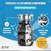 Garbage Disposal Cleaner Deodorizer Tablets - 24 Pack, New Powerful XL Foaming Tablet - Fresh Citrus Foam Sink Garburator Disposer Freshener, Natural Kitchen Drain Cleaning Care - 1 Year Supply