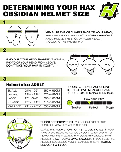 Image of HAX Obsidian Full Face Dual Visor Adult Motorcycle Helmet for Motorbike Street Bike with Pinlock Ready DOT Approved (Blaze Fuchsia,XL)