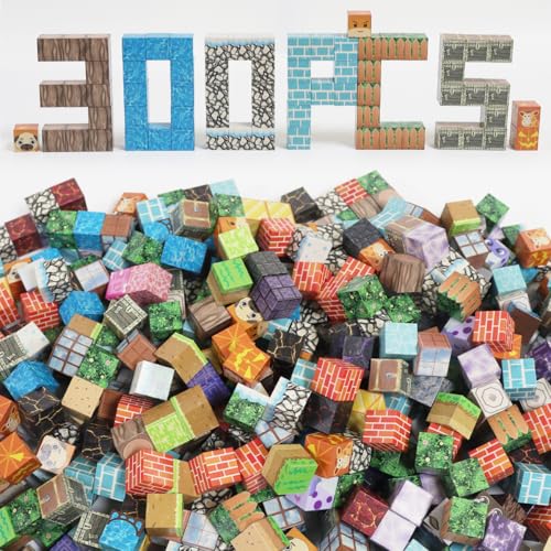 JXJ 300PCS Random Magnetic Blocks - Magnetic Blocks for Kids Ages 3 4 5 6 7 8, Stacking Magnets for...