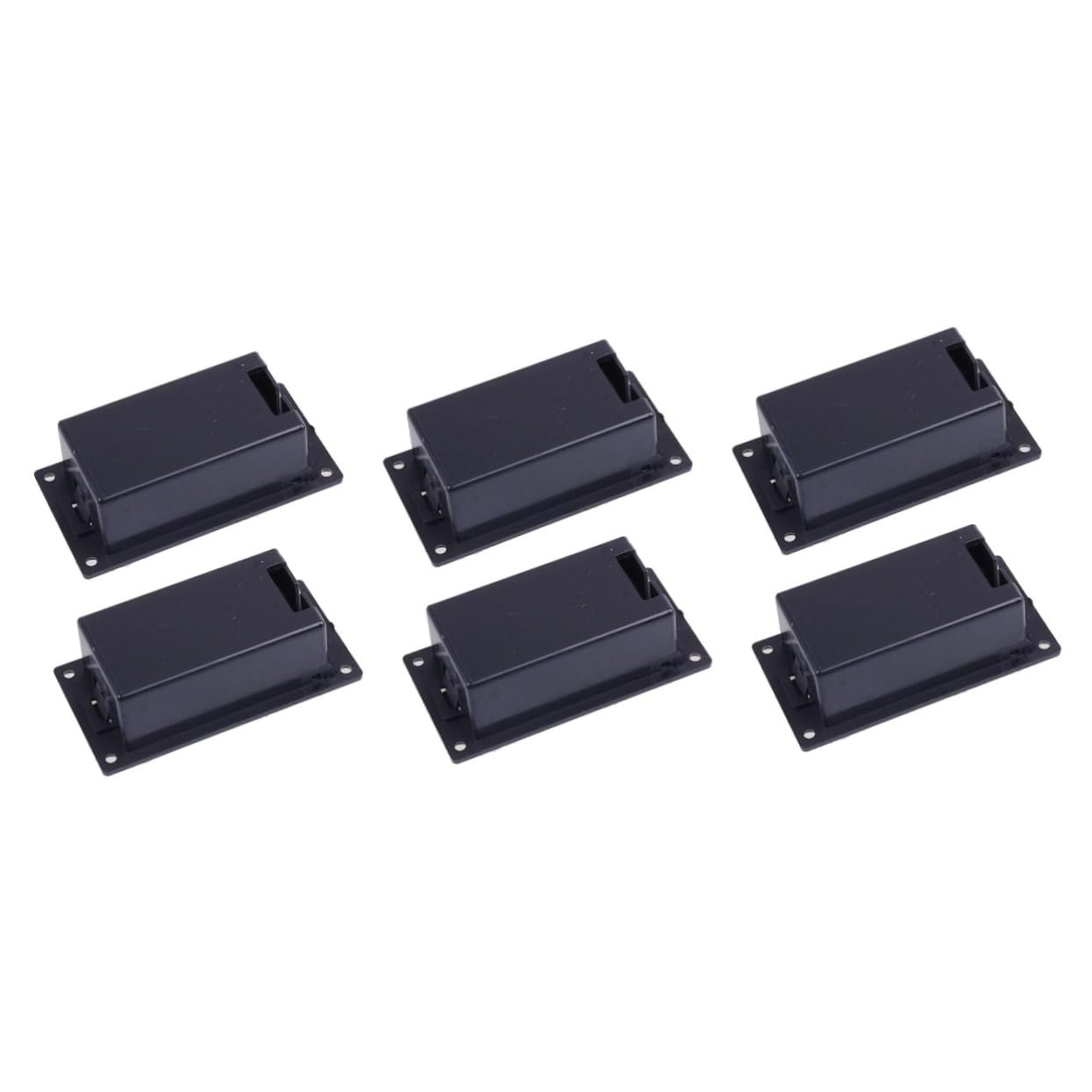 CIMAXIC 3sets Guitar/bass Pickup Battery Box 9v Replacement Battery Case Durable Material Top Guitar Accessory 2pcs*3