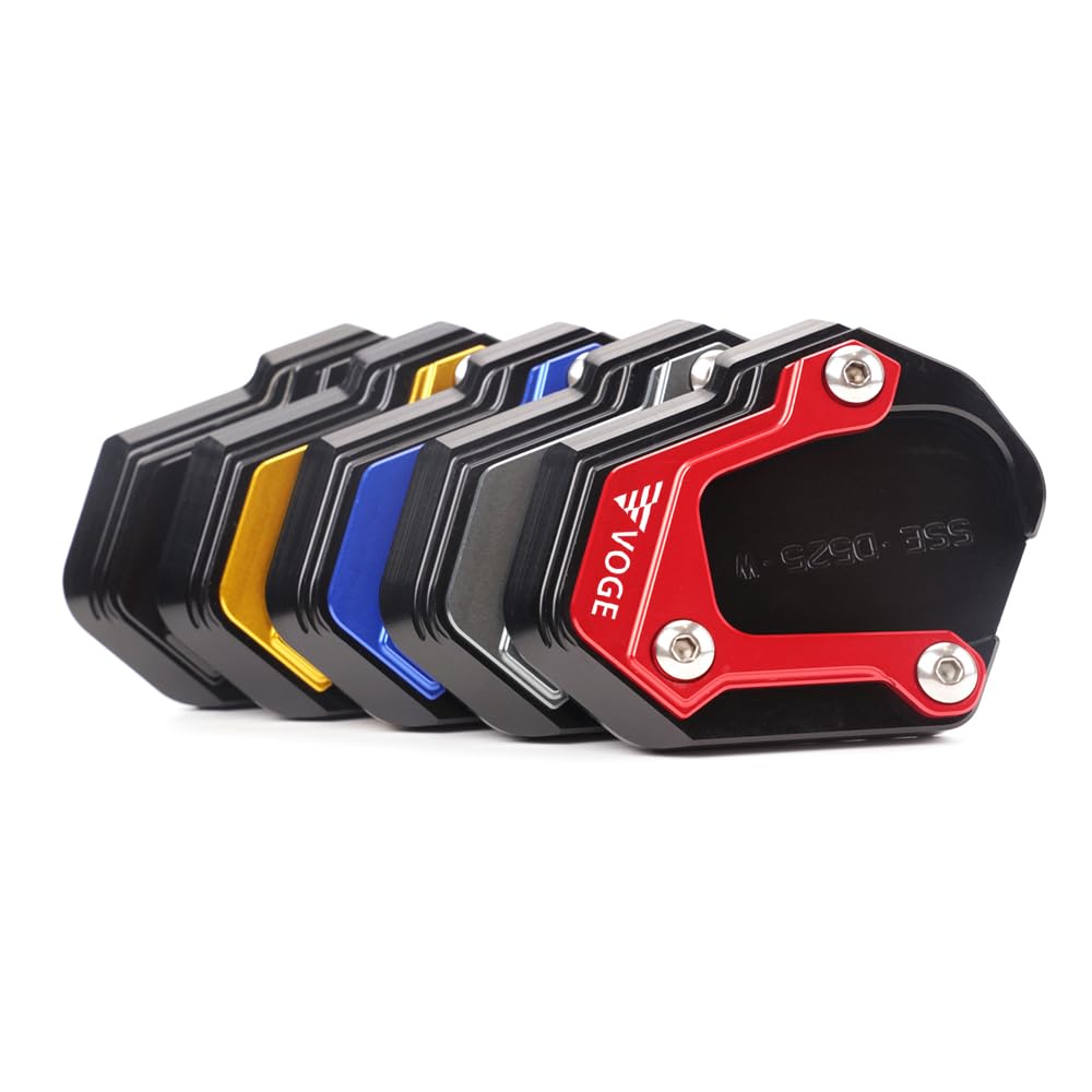 Piastra Supporto Laterale Estensione Cavalletto Moto Accessori per Voge Valico DS900X DS525X DSX525 DSX900 525 900 DSX 525dsx 900dsx VOGE 300 Rally 2024 2025 (Grigio)