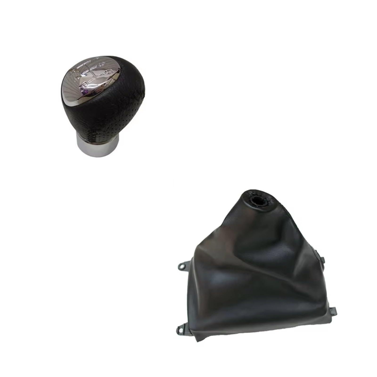 Xkoehxj 5S Knob And Leather Car Gear Shift Knob For Mazda 6 2002 2003 2004 2005 2006 2007 Car Shift Gear Knob Pu Leather Boot Gaitor Gearbox Boot Cover(5S Knob And Leather)