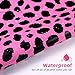 10x13 Inch TONESPAC 100 Pack 3.15Mil Poly Mailers Pink Leopard Pattern Shipping Bags, Self-Sealing Non-Padded Envelopes for Small Business, Waterproof Poly Mailing Bags (Leopard/Cheetah)