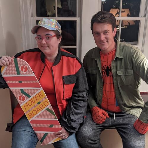 My Party Shirt Marty McFly Jr. Jacke mit verstellbaren Ärmeln, Rot/Ausflug, einfarbig (Getaway Solids), XL