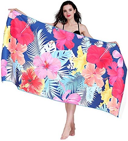 VICBAY Sand Free Beach Towel - Quick Dry, Compact for Swim, Pool, Boat,Large - Beach & Travel