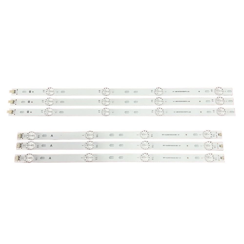 Bande LED 8 LED for Sharp RF-AJ400016SS30-0801 40BG3K 40BL5EA 40BL2EA 40BL3EA 40AJ2E 40AJ2I 40AJ2K 40AJ6IE 40AJ6KE LC-40UK7252E(3pcs Set for 1 TV)