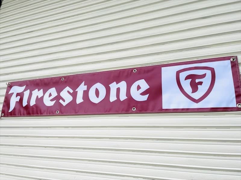 Amazon | Firestone ファイヤーストーン ビニール バナー | カー
