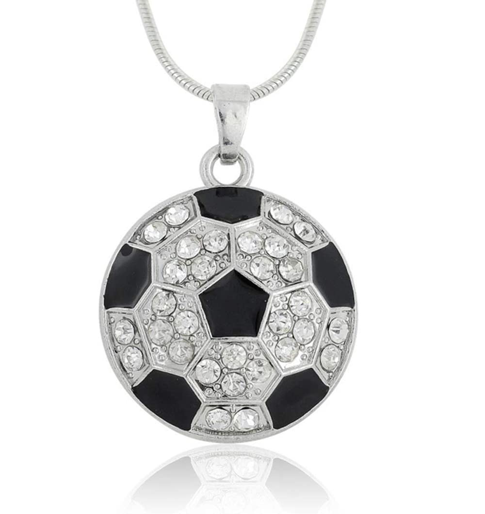 Soccer Pendant Necklaces, Sports Fan Necklaces Pendants