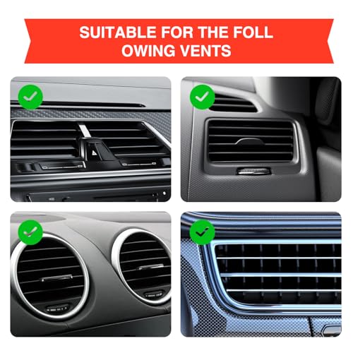 Image of 2 Pcs Ladybug Air Vent Clips, Red Lady Bug Car Air Diffusers Fresheners Cute Bling Gifts (Not Contain Air Freshener)